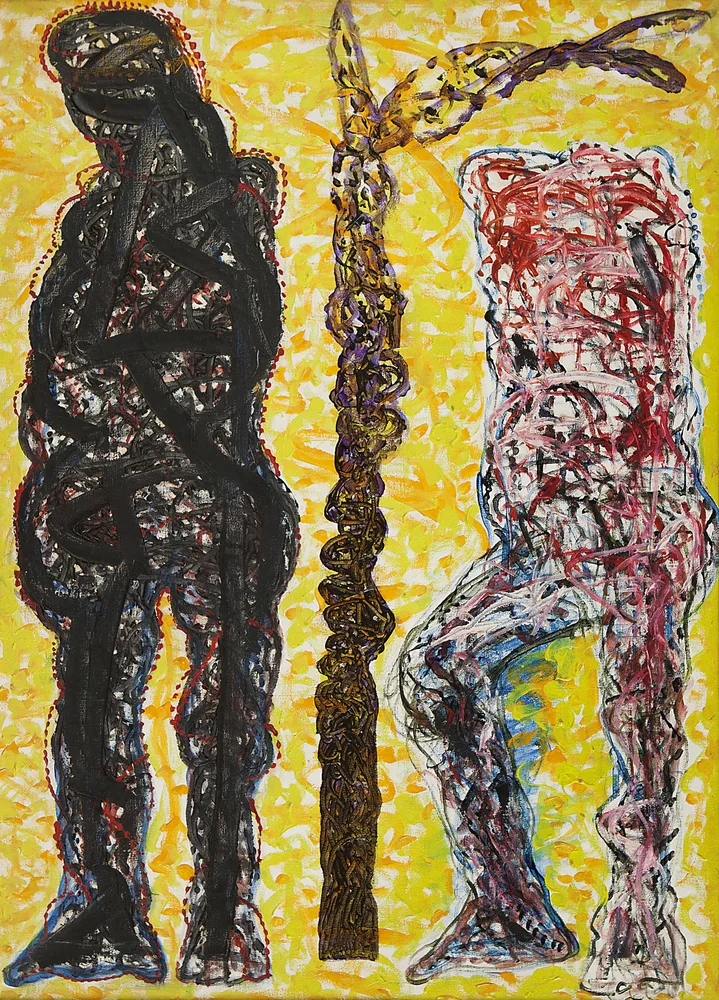 Painting Figure C by Amitava Das