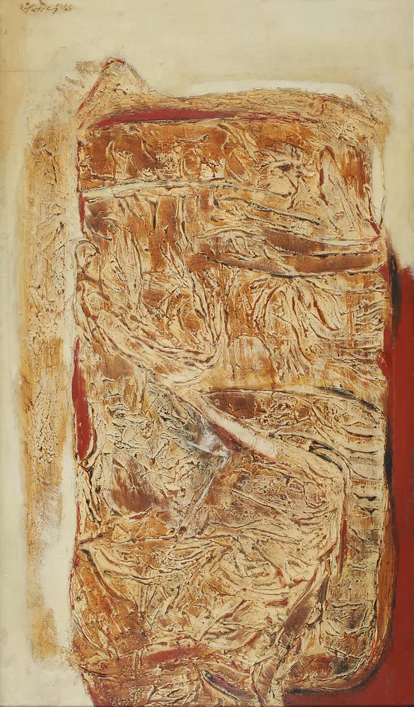 Untitled (Calligraphy Series) by G.R. Santosh